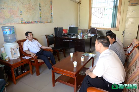 对口部门进行交流